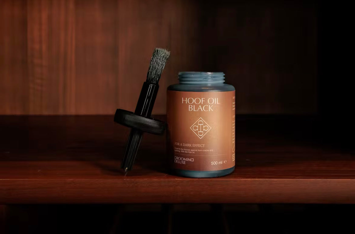 Grooming Deluxe Hoof Oil Shine Black