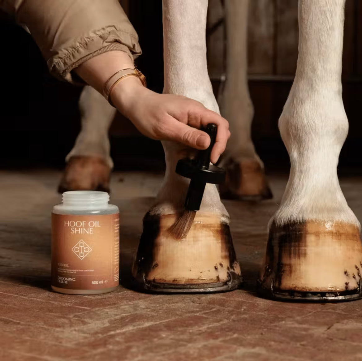 Grooming Deluxe Hoof Oil Shine Natural