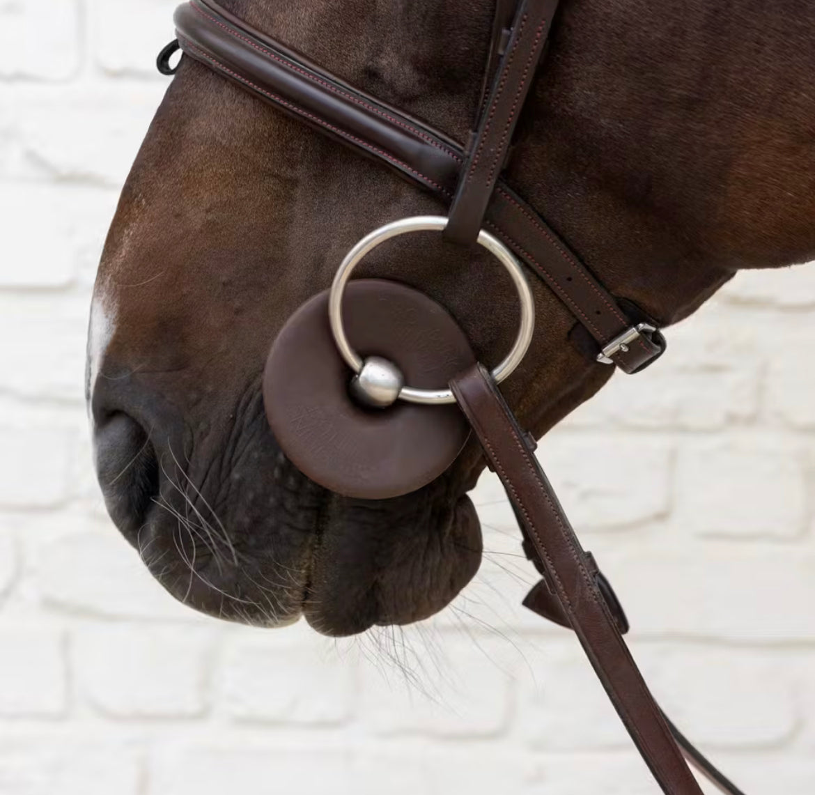 Grooming Deluxe Silicone Bit Ring - Brun