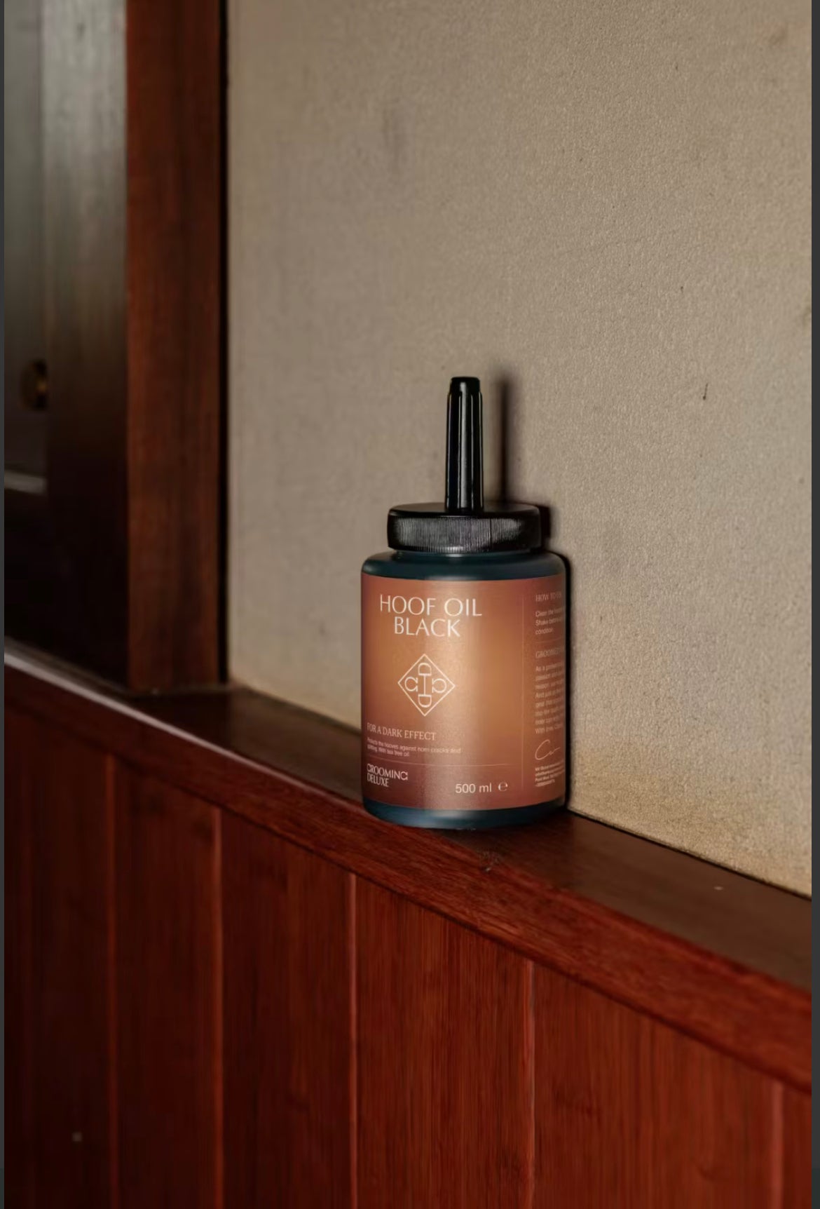 Grooming Deluxe Hoof Oil Shine Black