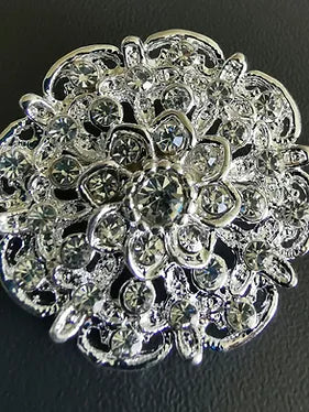 Brosje utsprunget blomst (liten)