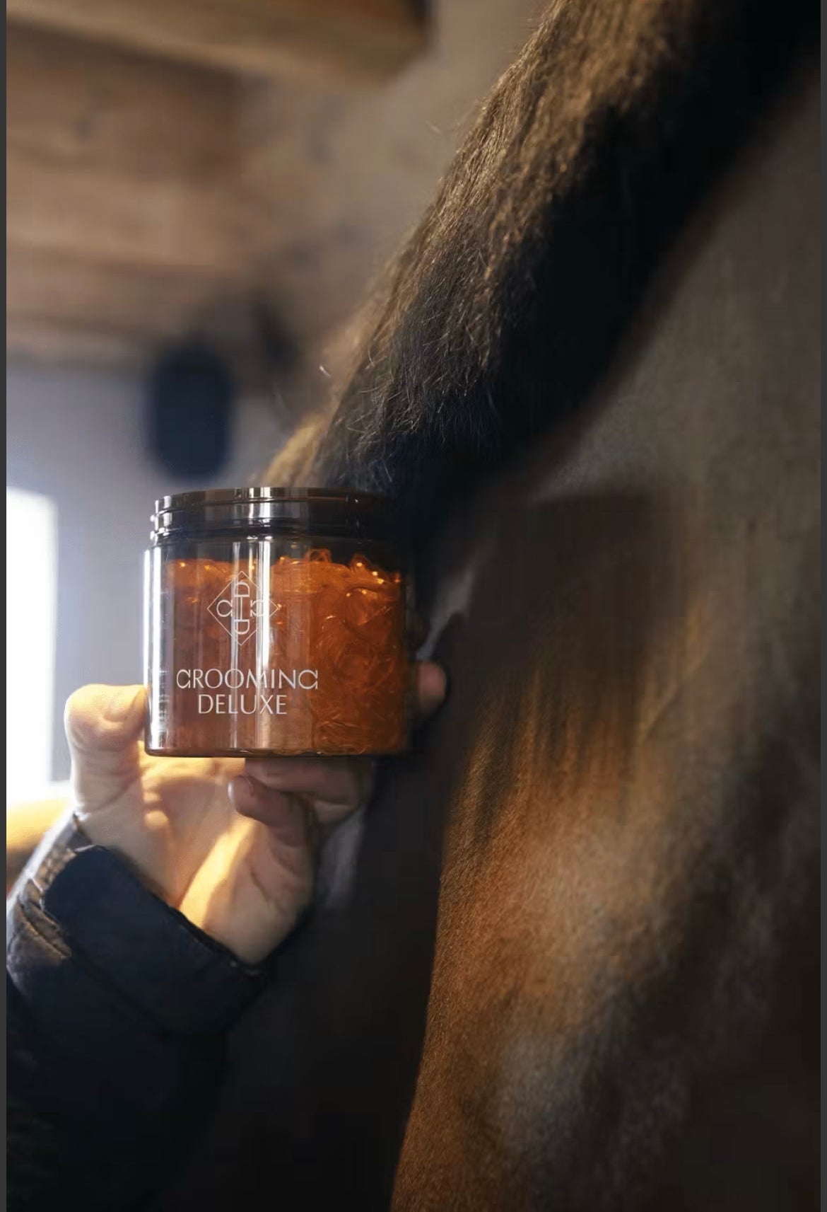 Grooming Deluxe Rubber Band Natur