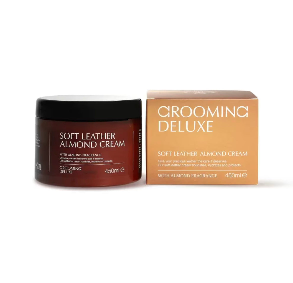 Grooming Deluxe Soft Leather Almond cream -450ml-