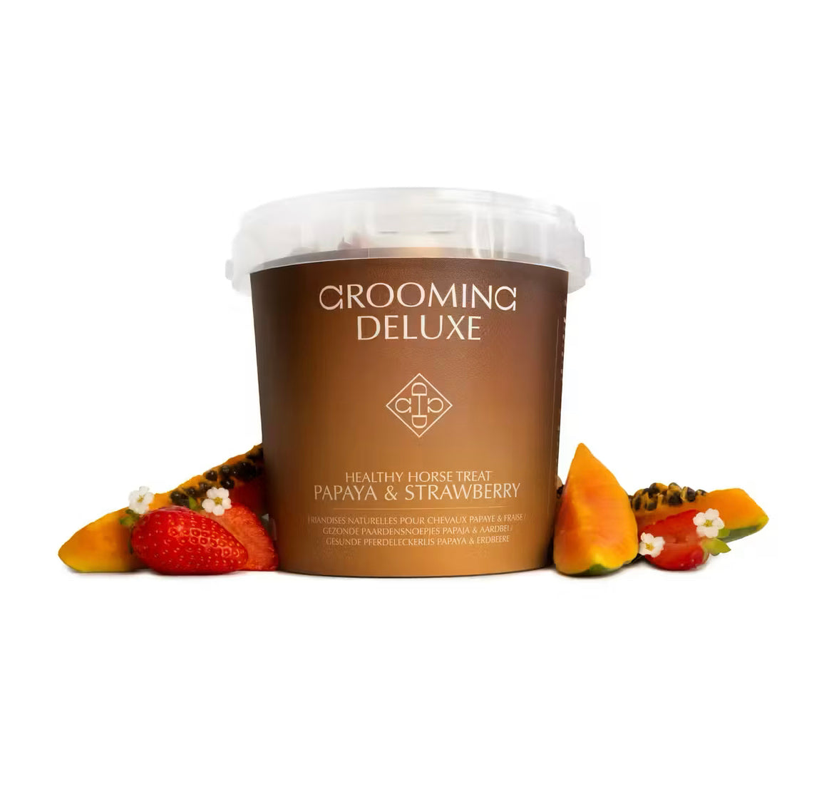 Grooming Deluxe Healthy Horse Treat - Papaya & Jordbær
