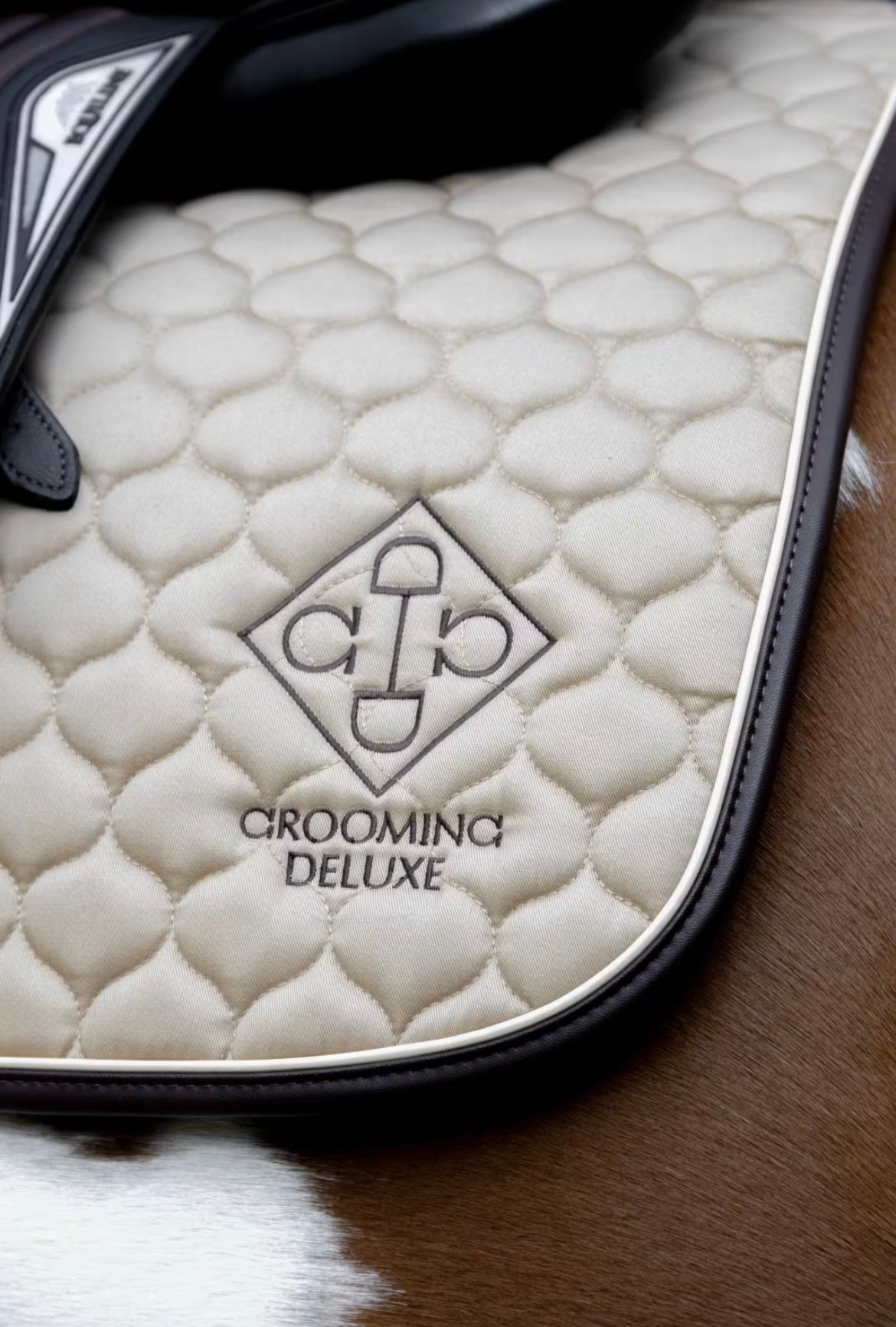 Grooming Deluxe Saddle Pad SJ Beige - Full