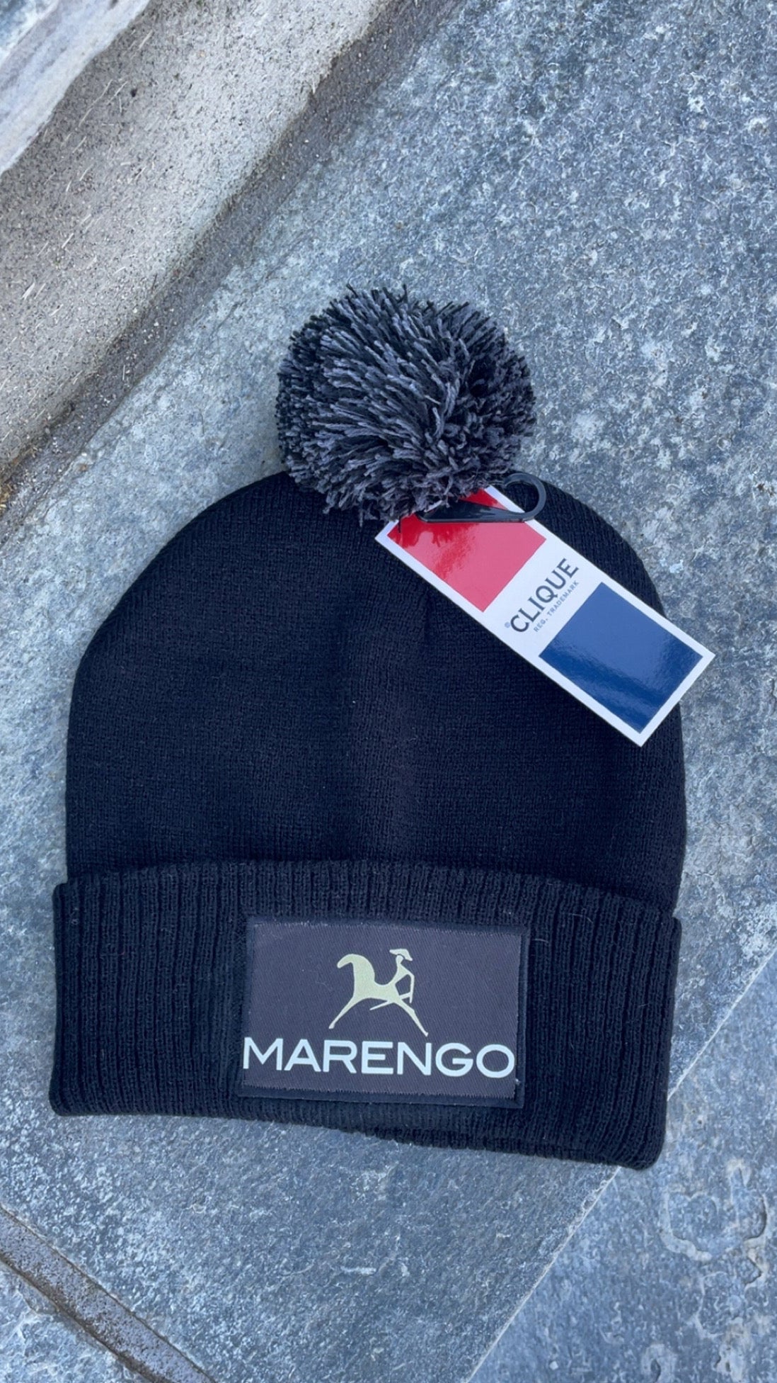 Lue med dusk og Marengo-logo
