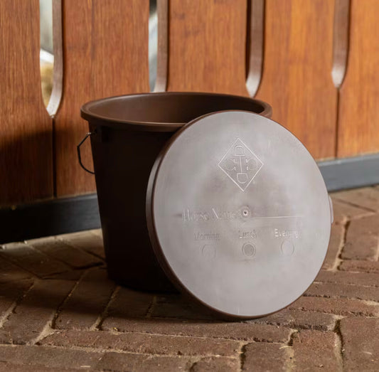 Grooming Deluxe Bucket with Lid -5L- Brown
