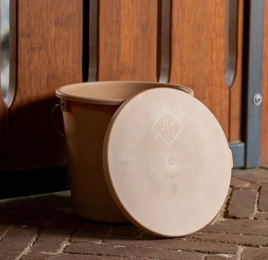 Grooming Deluxe Bucket with Lid -5L- Beige