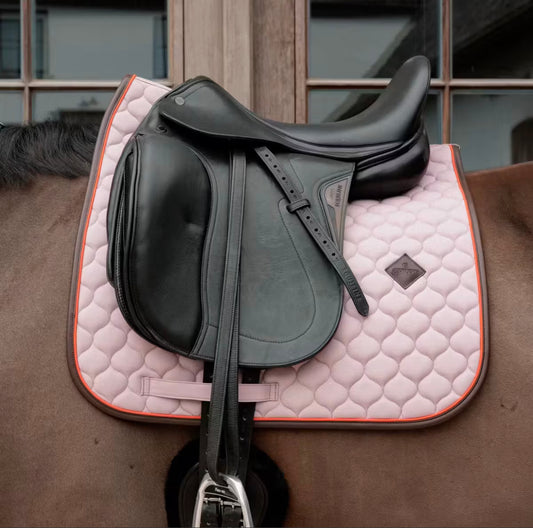 Kentucky Saddle Pad Onion Quilt Neon Leather Dressur Lavendel Full