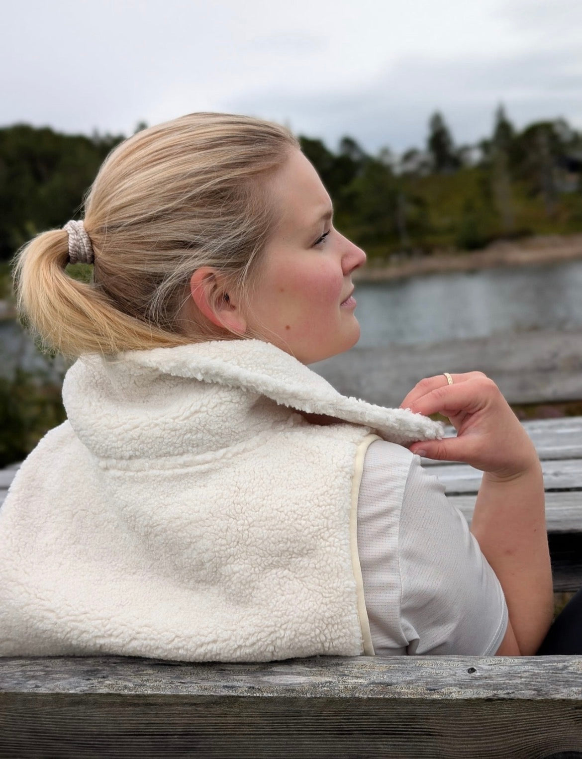 CN Aursjø Neck Warmer - Cream