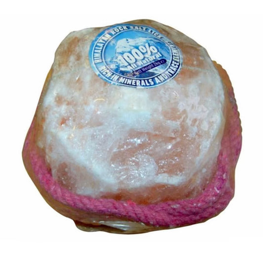 Likit Himalayan Rocksalt Natural Shape with Pink Rope -3,3kg-