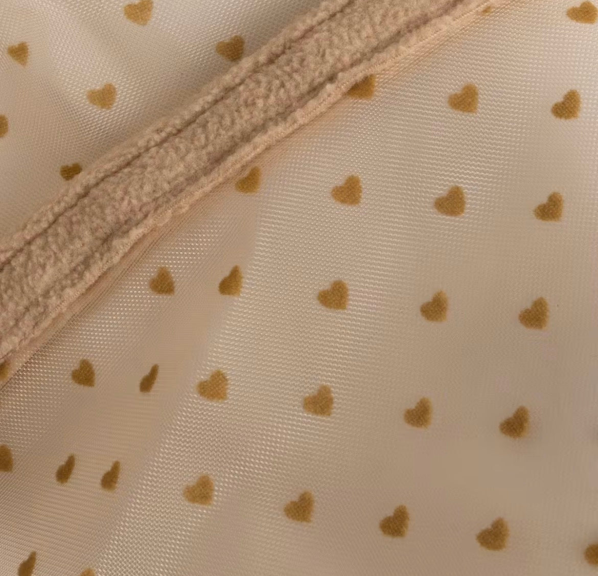 Kentucky Fly Mask Heart w/Ears And Nose Beige