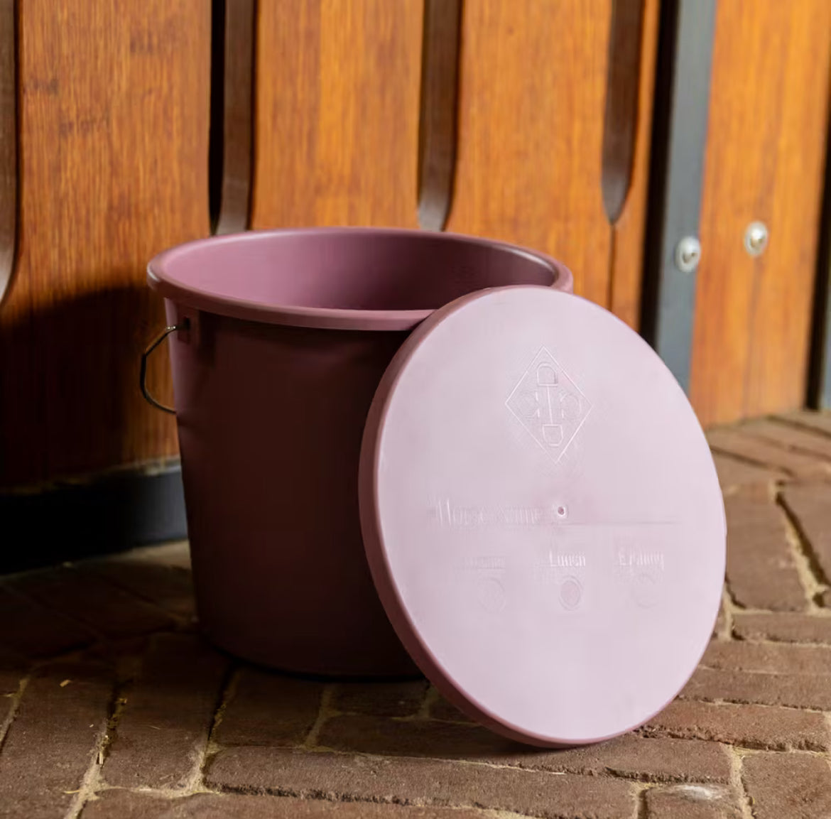 Grooming Deluxe Bucket with Lid -5L- Old Rose