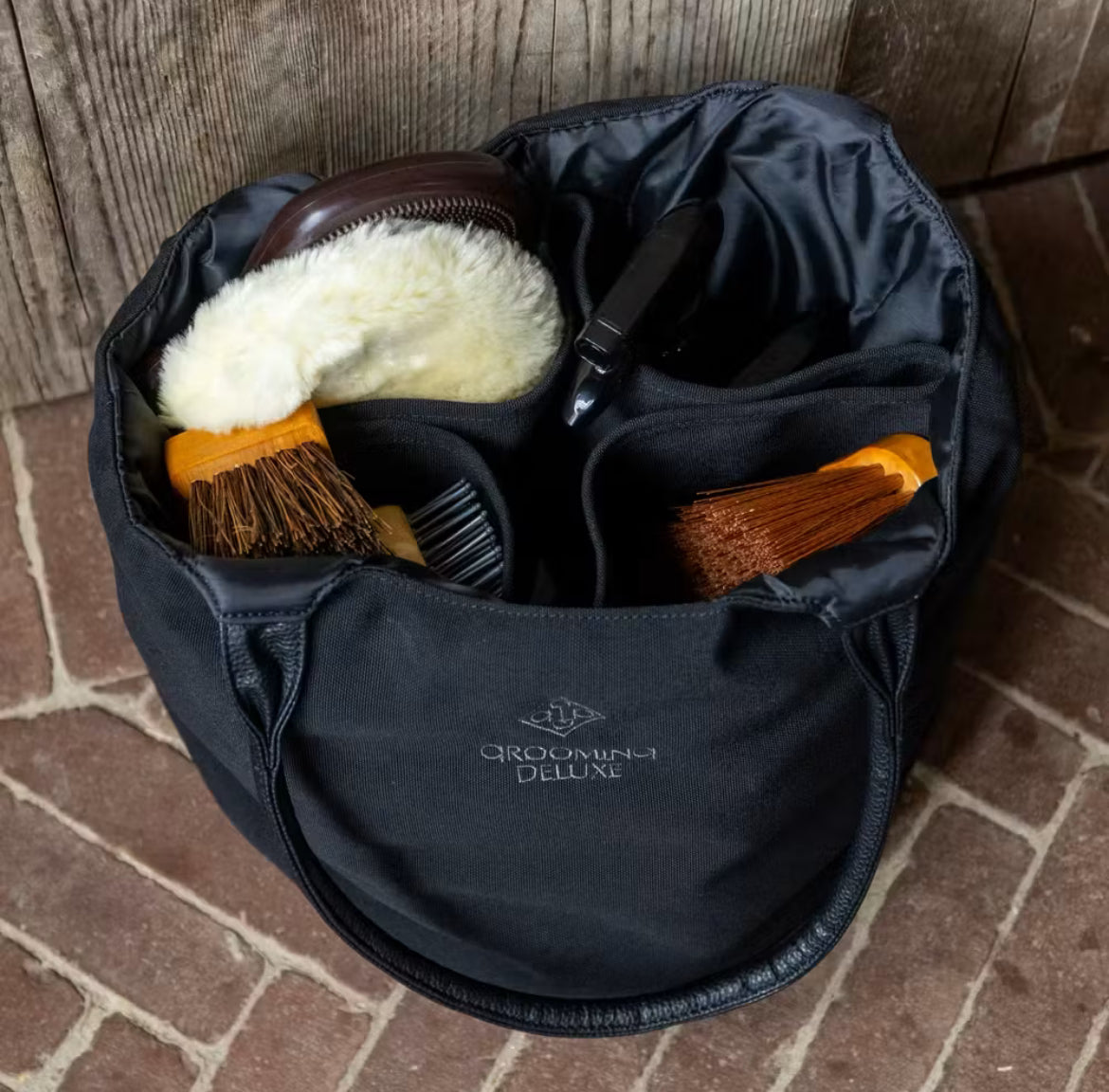 Grooming Deluxe Grooming Bag Canvas - Sort