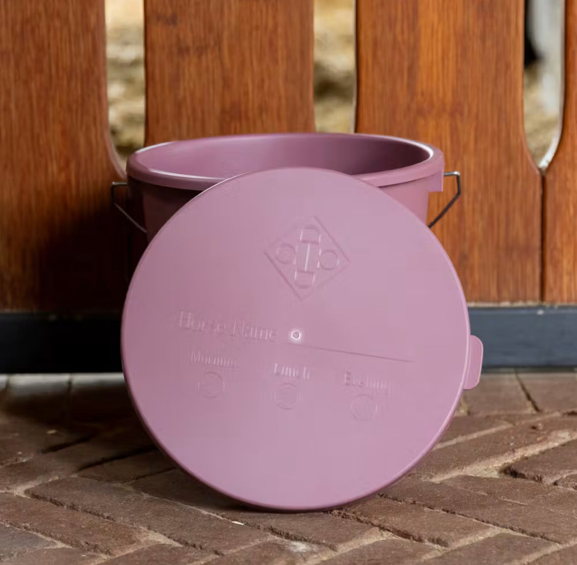 Grooming Deluxe Bucket with Lid -5L- Old Rose