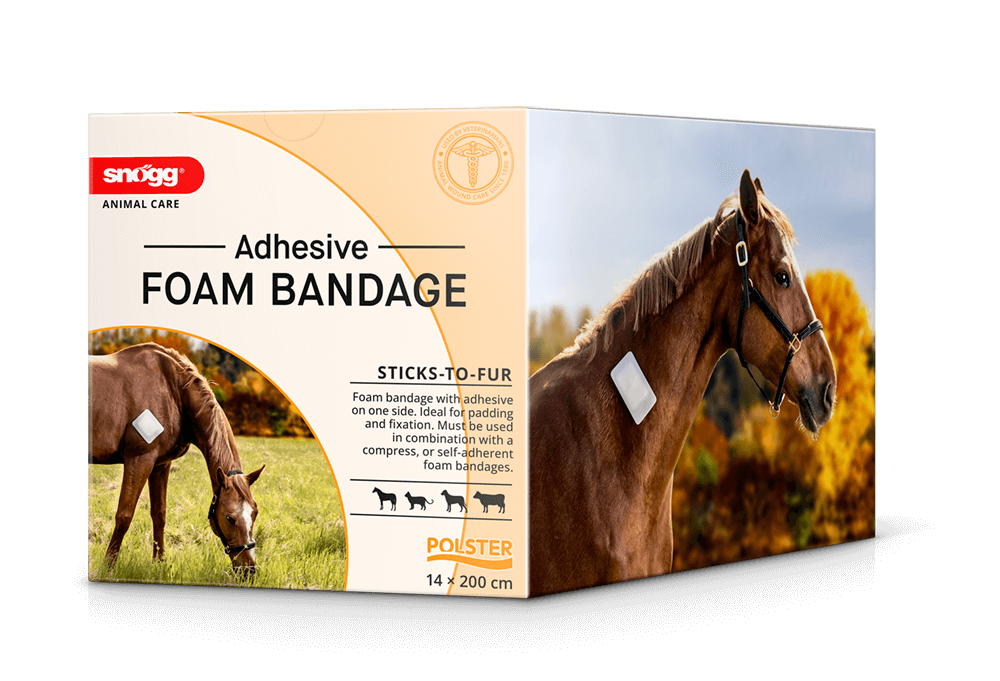 Snögg Animal Care Foam Bandage Adhesive 14 cm x 2 m, 1 stk