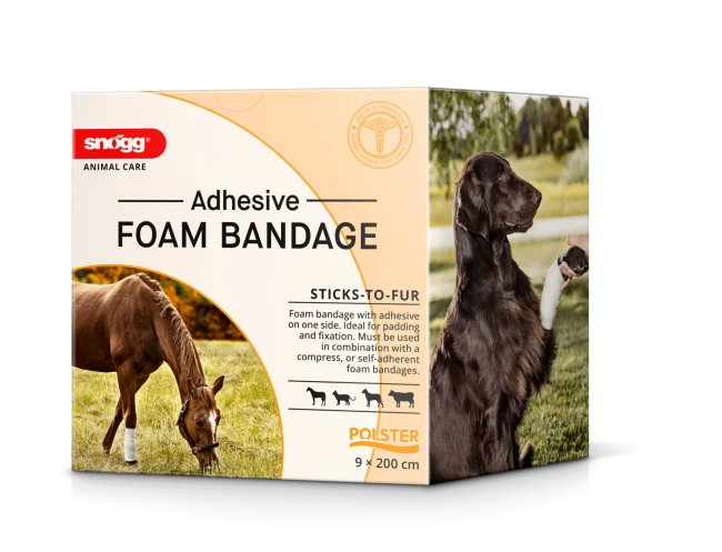 Snögg Animal Care Foam Bandage Adhesive 9 cm x 2 m